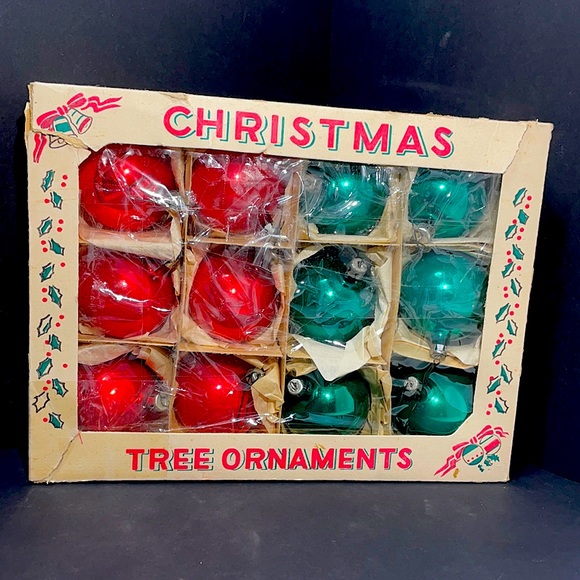 COPY - 1950's Vintage Polish Mercury Glass Ball Ornaments! 11 ornaments - Picture 1 of 16